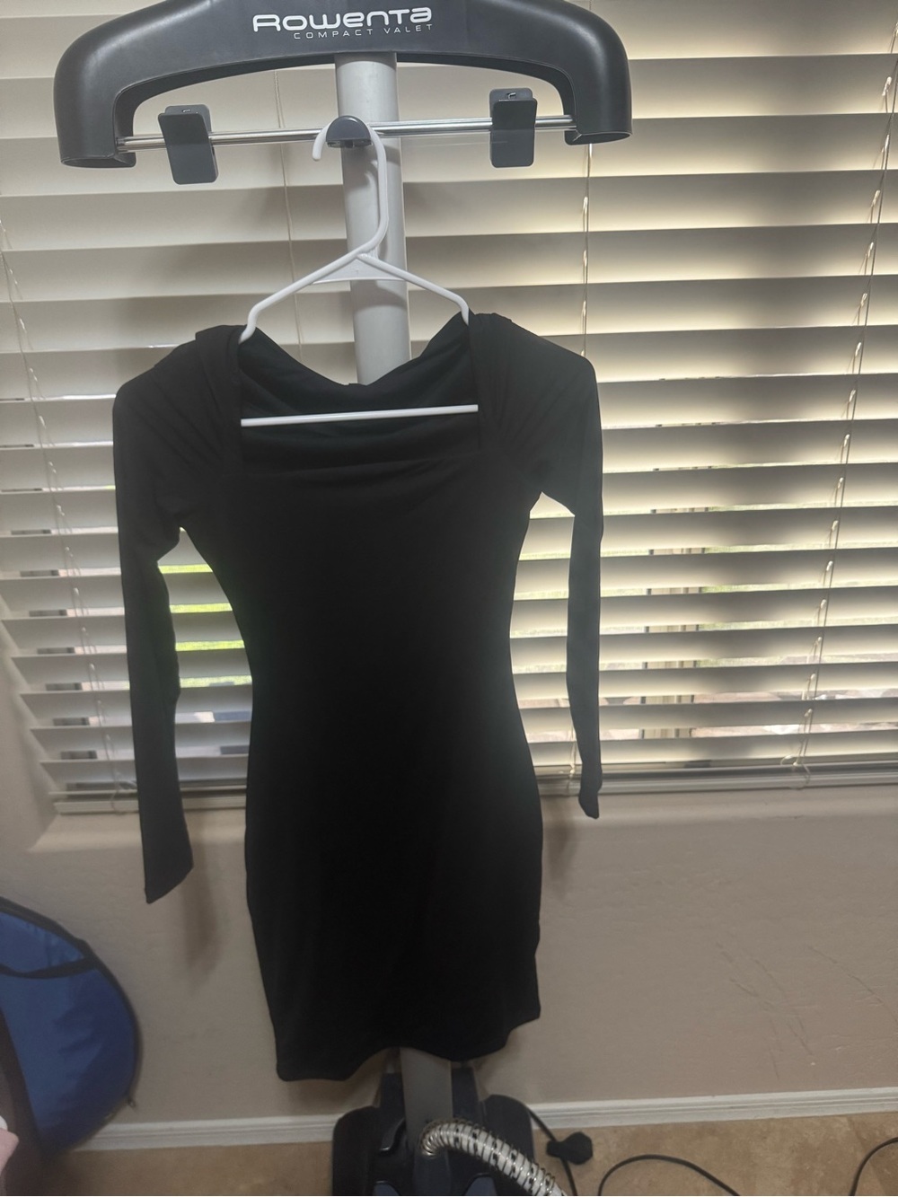 NWT ANRABESS Black Long Sleeve Bodycon Mini Dress Women’s XS